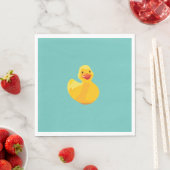 Serviette En Papier Baby shower de canard en caoutchouc (En situation)