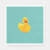 Serviette En Papier Baby shower de canard en caoutchouc (Devant)