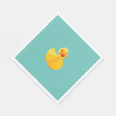 Serviette En Papier Baby shower de canard en caoutchouc (Coin)