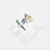 Serviette En Papier Baby shower de cerfs (Coin)