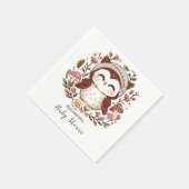 Serviette En Papier Baby shower de Charming Owl (Coin)