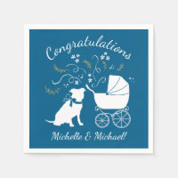 Baby shower de chien taureau Pit