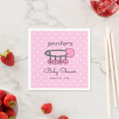 Serviette En Papier Baby shower de couches (En situation)