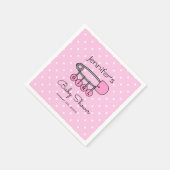 Serviette En Papier Baby shower de couches (Coin)