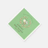 Serviette En Papier Baby shower de couronne d'abeilles (Coin)