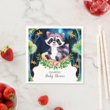 Baby shower de Cute Raccoon
