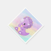 Serviette En Papier Baby shower de dinosaure mou (Coin)