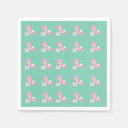 Serviette En Papier Baby shower De Femme Ou Serviettes D'Anniversaire (Devant)