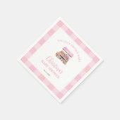 Serviette En Papier Baby shower de filles cultivées localement (Coin)