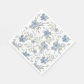 Serviette En Papier Baby shower de floraison et de croissance (Coin)