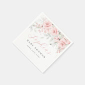 Serviette En Papier Baby shower de flou (Coin)