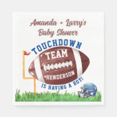 Serviette En Papier Baby shower de football (Devant)