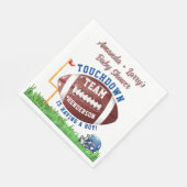 Serviette En Papier Baby shower de football (Coin)