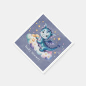 Serviette En Papier Baby shower de garçon Little Star Dragon (Coin)