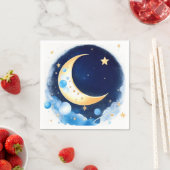 Serviette En Papier Baby shower de garçon Sky Dreams (En situation)