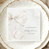 Serviette En Papier Baby shower de la courbe neutre par sexe