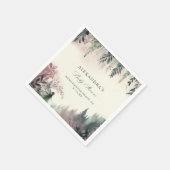 Serviette En Papier Baby shower de la forêt enchantée (Coin)