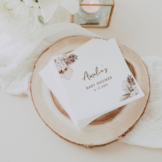 Serviette En Papier BABY SHOWER de la Pampas de la SIERRA