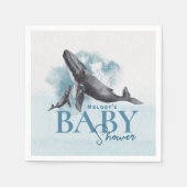 Serviette En Papier Baby shower de l'océan rustique moderne serviettes (Devant)