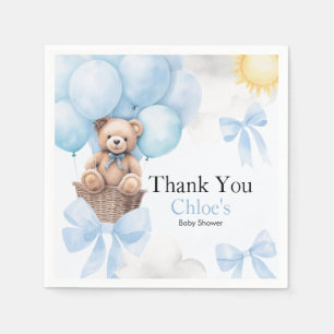 Serviette En Papier Baby shower de l'ours