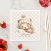 Serviette En Papier Baby shower de l'ours de bascule (En situation)