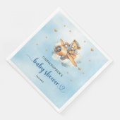 Serviette En Papier Baby shower de l'ours en peluche (Coin)