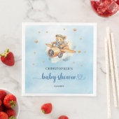 Serviette En Papier Baby shower de l'ours en peluche (En situation)