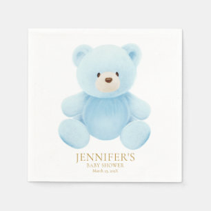 Serviette En Papier Baby shower de l'ours en peluche
