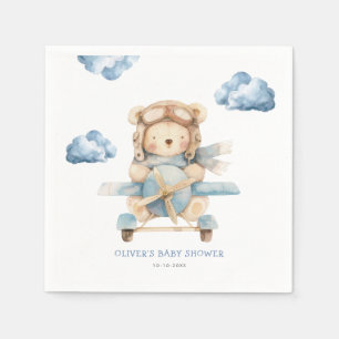 Serviette En Papier Baby shower de l'ours en peluche