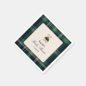 Serviette En Papier Baby shower de luxe garçon (Coin)