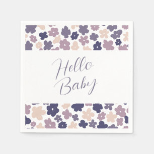 Serviette En Papier Baby shower de marguerite Cute Boho
