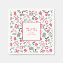 Baby shower de Noël festif