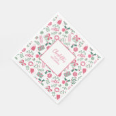 Serviette En Papier Baby shower de Noël festif (Coin)