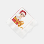 Serviette En Papier Baby shower de Noël Napkin (Coin)