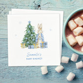 Serviette En Papier Baby shower de Noël Peter Rabbit