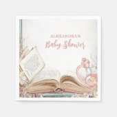 Serviette En Papier Baby shower de nouveau chapitre Storybook (Devant)