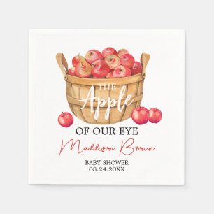 Serviette En Papier Baby shower de panier à pomme automne