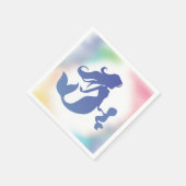 Serviette En Papier Baby shower de sirènes sous la mer (Coin)