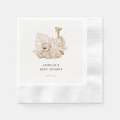 Serviette En Papier Baby shower de soins infirmiers Boho (Devant)