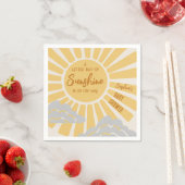 Serviette En Papier Baby shower de soleil Boho (En situation)