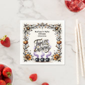 Serviette En Papier Baby shower De Sorcière D'Halloween - Les Triplets (En situation)