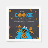 Serviette En Papier Baby shower de tableau noir Monster Cookies (Devant)