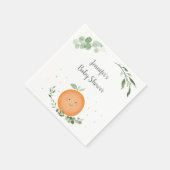 Serviette En Papier Baby shower de verdure de Little Cutie (Coin)