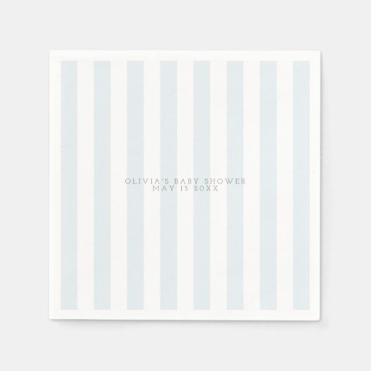 Serviette En Papier Baby shower de voiturette de golf bleu (Devant)