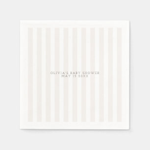 Serviette En Papier Baby shower de voiturette de golf neutre