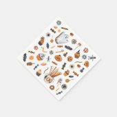 Serviette En Papier Baby shower d'Halloween de Little Boo (Coin)