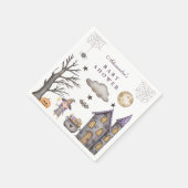 Serviette En Papier Baby shower d'Halloween lunaire (Coin)
