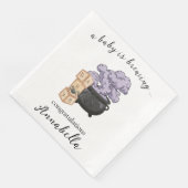 Serviette En Papier Baby shower d'Halloween Witch Cauldron (Coin)