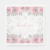 Serviette En Papier Baby shower d'hiver (Devant)