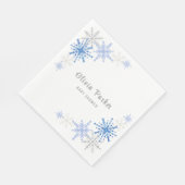 Serviette En Papier Baby shower d'hiver de Flèches d'aquarelle simple (Coin)